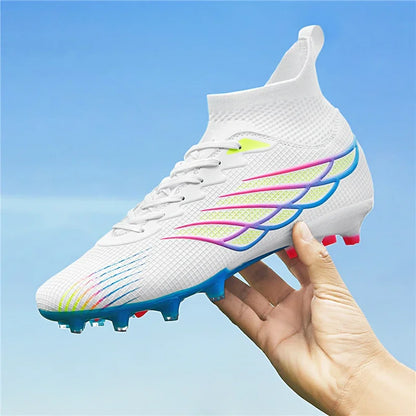 Scarpe da calcio professionali da uomo, sneakers sportive outdoor, scarpe da calcio per adulti, tacchetti da calcetto Society, ultraleggere per allenamento calcistico