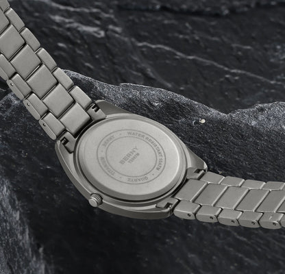BERNY Titanium Watch for Men Supper Light Weight Wristwatch Super Luminous Sapphire 10ATM Waterproof Sport Field Quartz Watches