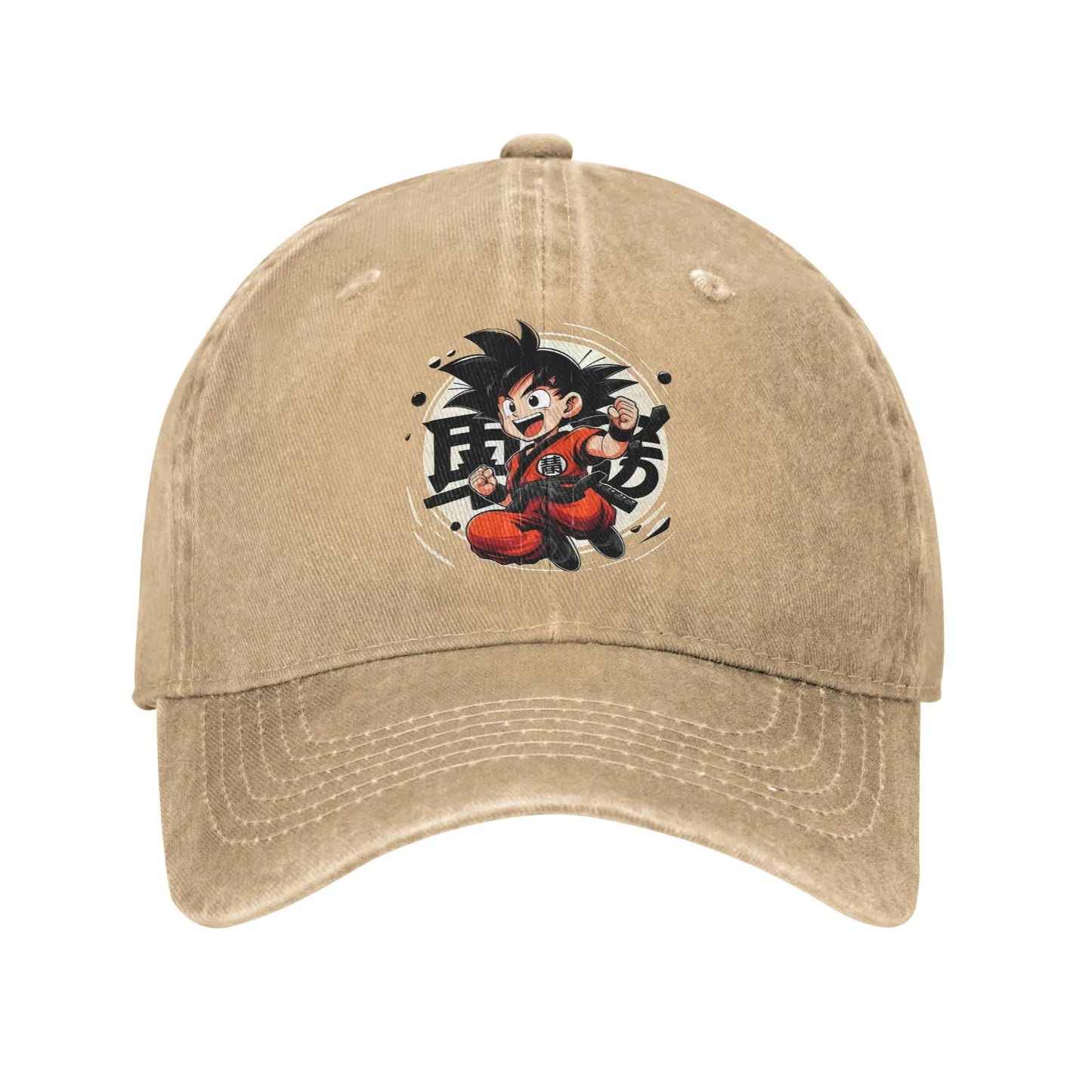 Goku Anime Dragon Ball Men Women Baseball Caps Distressed Denim Hats Cap Vintage Outdoor Running Adjustable Fit Headwear