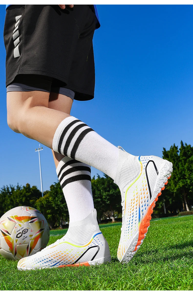 Nuevas zapatillas de fútbol para hombre, oferta destacada, botas de fútbol de alta calidad para mujer y unisex, botas de fútbol sala ultraligeras profesionales TF/FG