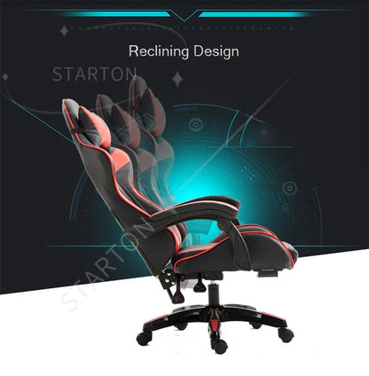 PC Gamer Gaming Chair PU Leather Office Adult Ergonomic RGB Racing Computer Gamer Racing Gamer Chair  for Sale
