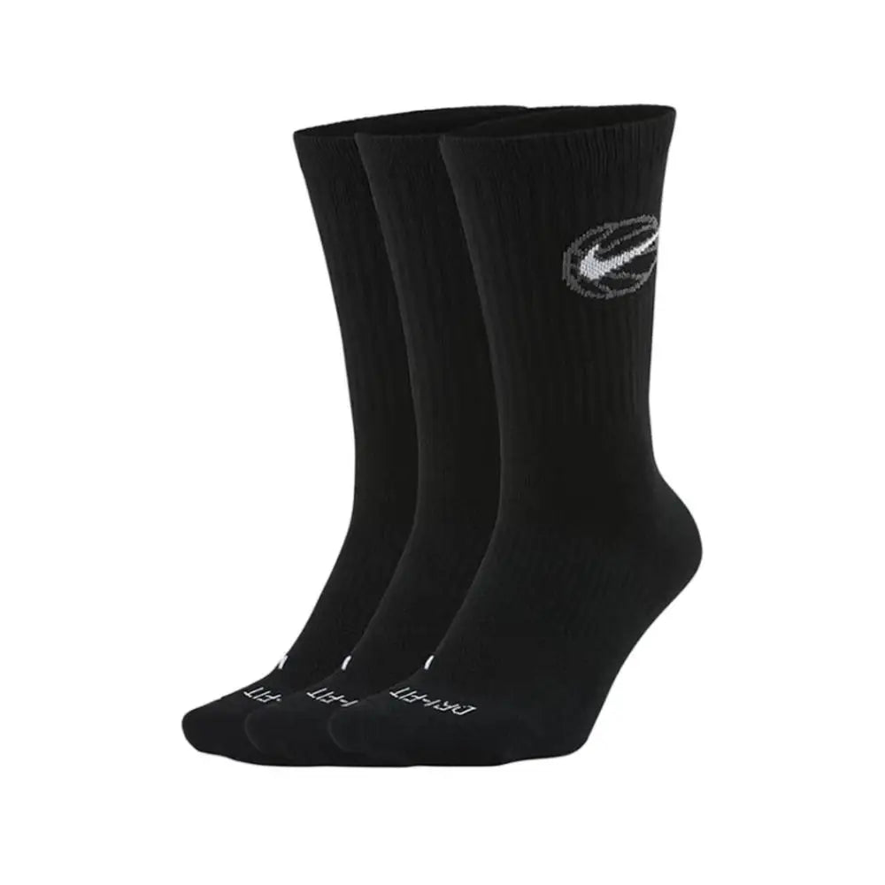 Chaussettes de sport tendance Nike pour homme et femme (confortables et respirantes), lot de 3 DH3822-902