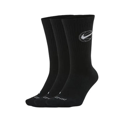 Chaussettes de sport tendance Nike pour homme et femme (confortables et respirantes), lot de 3 DH3822-902
