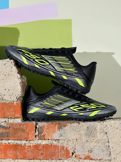 TF Soccer Cleats Children Kids Boys Girls PU Fabric Upper Rubber Sole Non-slip Wear-resistant Training Shoes