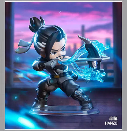 POP MART Overwatch Play of the Game Series Original-Blind-Box Überraschungs-Mystery-Box Niedliche Anime-Actionfiguren Ornamente Figuren