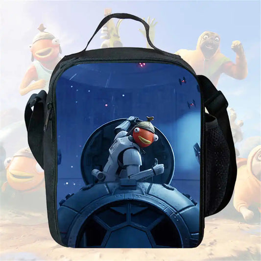 Lunch Bags for Children,Cartoon Fort-nite School Picnic Bags for Girls Boys,Kids Insulated Cooler Lunch Bags Portable Lightweigh