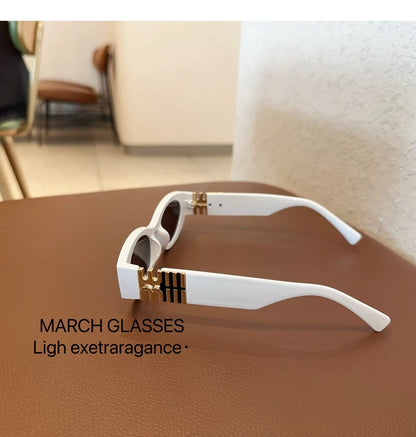 Divatos ovális napszemüveg nőknek és férfiaknak, trendi, menő napszemüveg hölgyeknek, utcai stílusú, retro prémium szemüvegek, Gafas De Sol UV400
