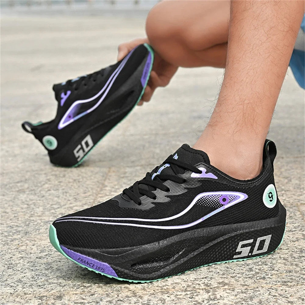 Nuevas zapatillas deportivas para hombre y mujer, zapatillas de running, placa de carbono, competición de maratón masculina, amortiguación, zapatillas de entrenamiento atlético