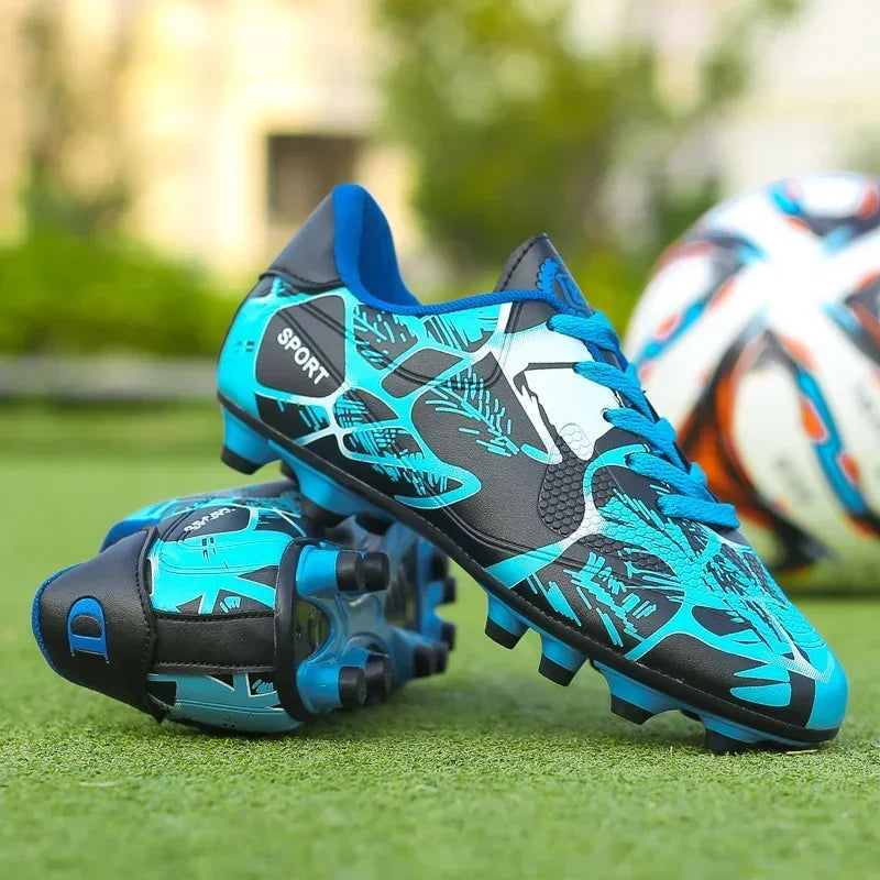 New Men Kids Soccer Shoes Cleats Ultralight Football Boots Boys Non-Slip Grass Adult Professional Training Shoes Drop Shipping