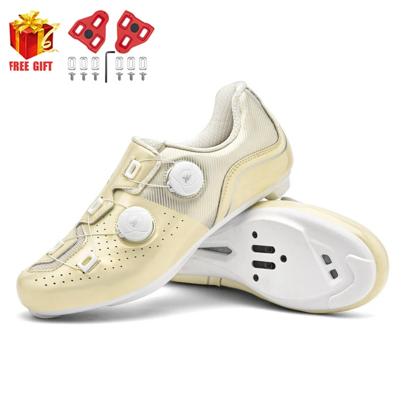 2025 new arrival professional cycling shoes, racing road bike SPD cleat shoes, ultralight self-locking MTB bicycle sneakers unisex