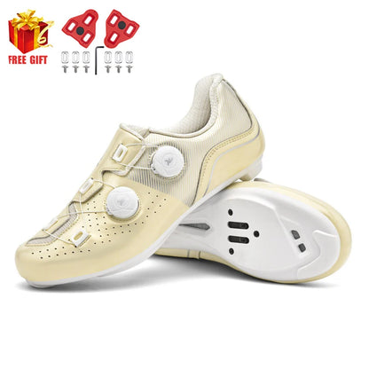 2025 new arrival professional cycling shoes, racing road bike SPD cleat shoes, ultralight self-locking MTB bicycle sneakers unisex