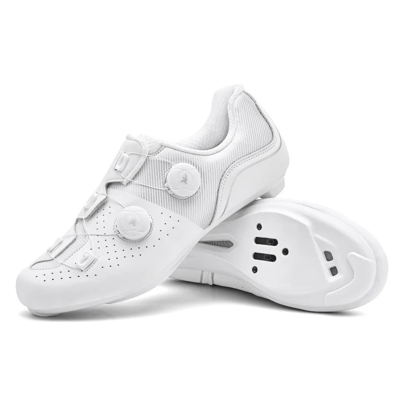 2025 new arrival professional cycling shoes, racing road bike SPD cleat shoes, ultralight self-locking MTB bicycle sneakers unisex