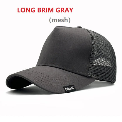 Baseball Hats for Big Head Plus Size Men Women Mesh Outdoors Sport Caps Dad Oversize Trucker Cap 56-60cm 60-65cm
