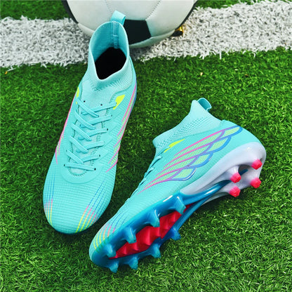 Scarpe da calcio professionali da uomo, sneakers sportive outdoor, scarpe da calcio per adulti, tacchetti da calcetto Society, ultraleggere per allenamento calcistico
