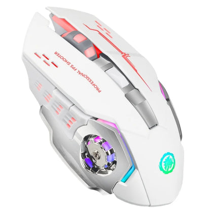 Rechargeable Wireless Mouse Gaming Computer Silent Bluetooth Mouse USB Mechanical E-Sports Backlight PC Gamer Mouse For Computer