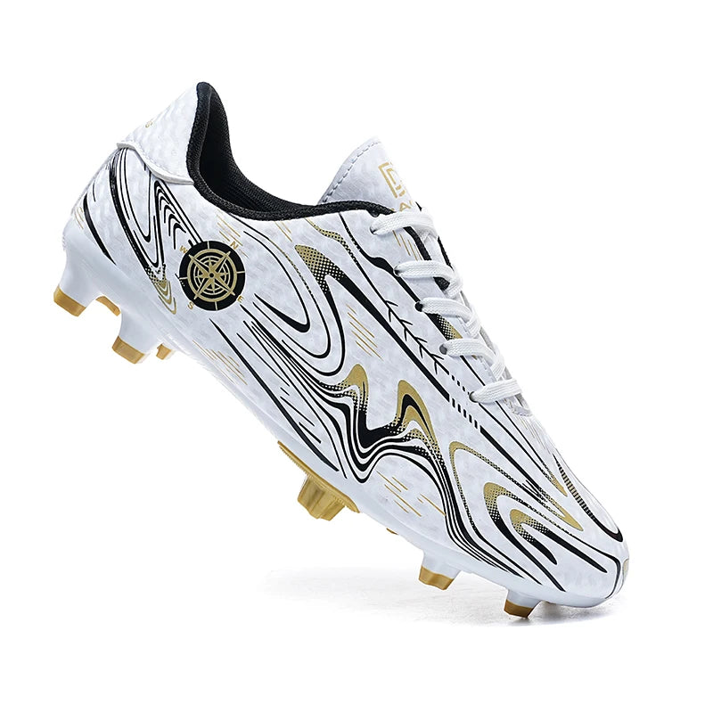 Kids Youth Soccer Cleats Football Shoes Men Non Slip Breathable Lightweight Training Sneakers Boys Children Football Match Boots