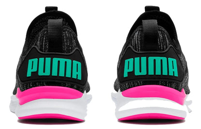 Chaussures de ville basses Puma Ignite Flash Evoknit, baskets, noir et rose, 190511-11