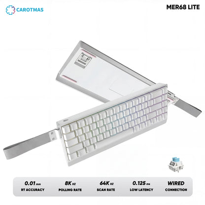 IROK Carotmas Mercury68 Mercury 68 Mercury68 Pro Mercury68 Max RT 0.001mm 8K Gamer Wired Gaming Magnetic Mechanical Keyboard