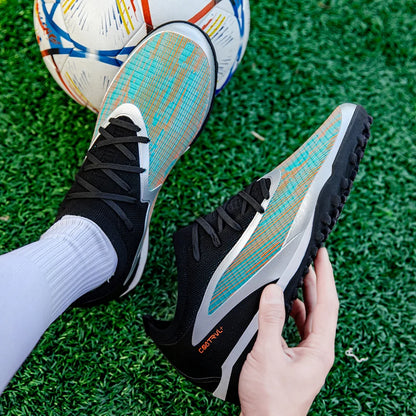 Scarpe da calcio TF da uomo, sneakers professionali per calcetto e futsal, scarpe da soccer casual da uomo di alta qualità per allenamento