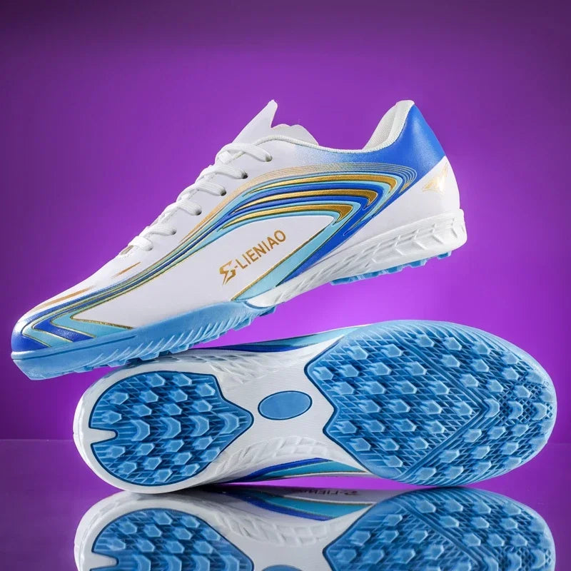 Nouvelles chaussures de football pour hommes, crampons de futsal, chaussures de soccer, chaussures de match, baskets d'intérieur de haute qualité, best-seller, antidérapantes, pour entraînement et extérieur