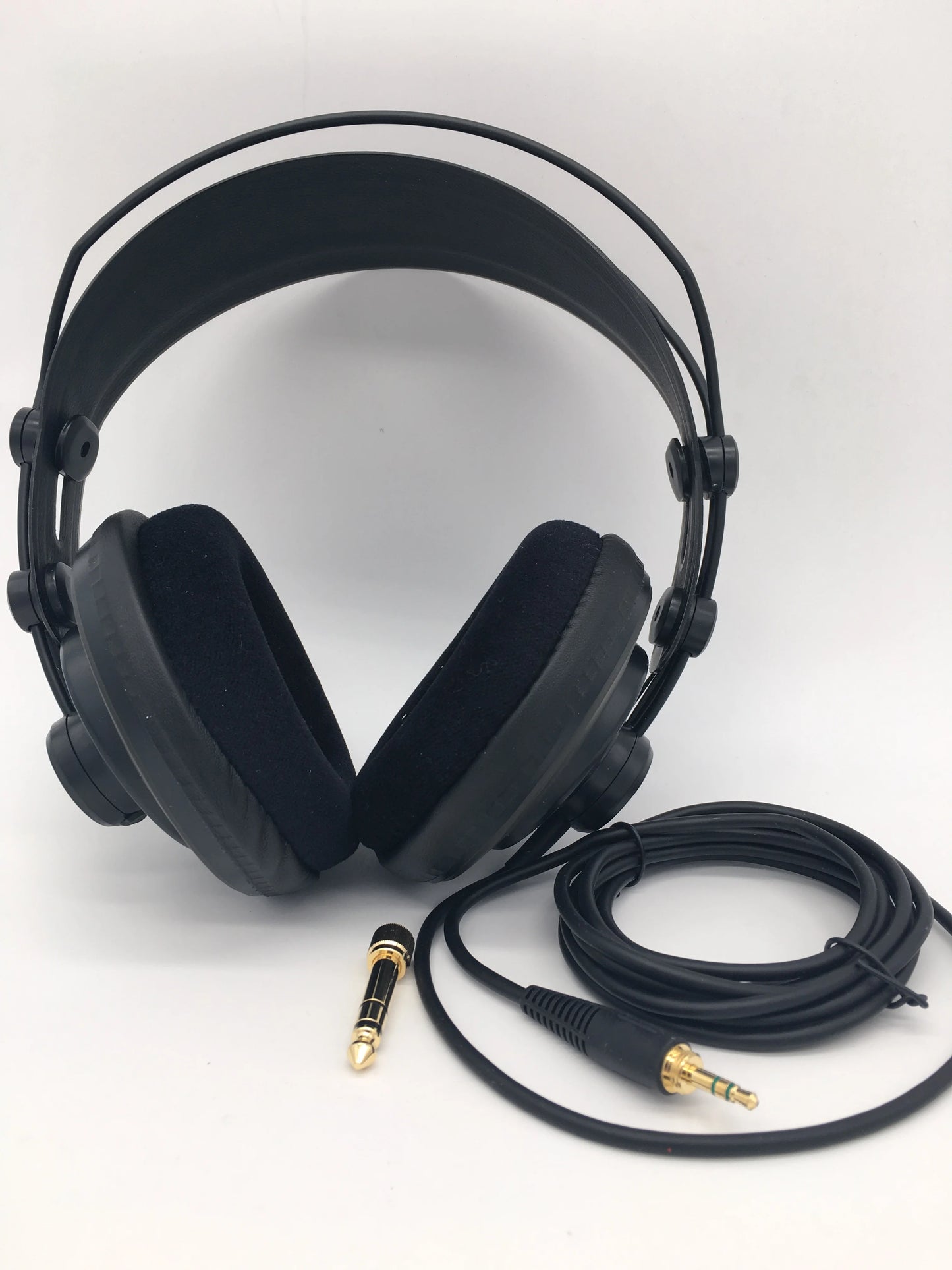Original Samson SR850 monitoring HIFI headset Semi-Open-Back Headphones for Studio, with leather earcup,without retail box