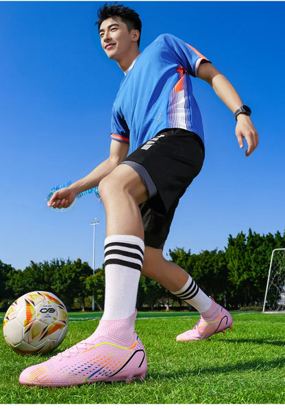 Nuevas zapatillas de fútbol para hombre, oferta destacada, botas de fútbol de alta calidad para mujer y unisex, botas de fútbol sala ultraligeras profesionales TF/FG