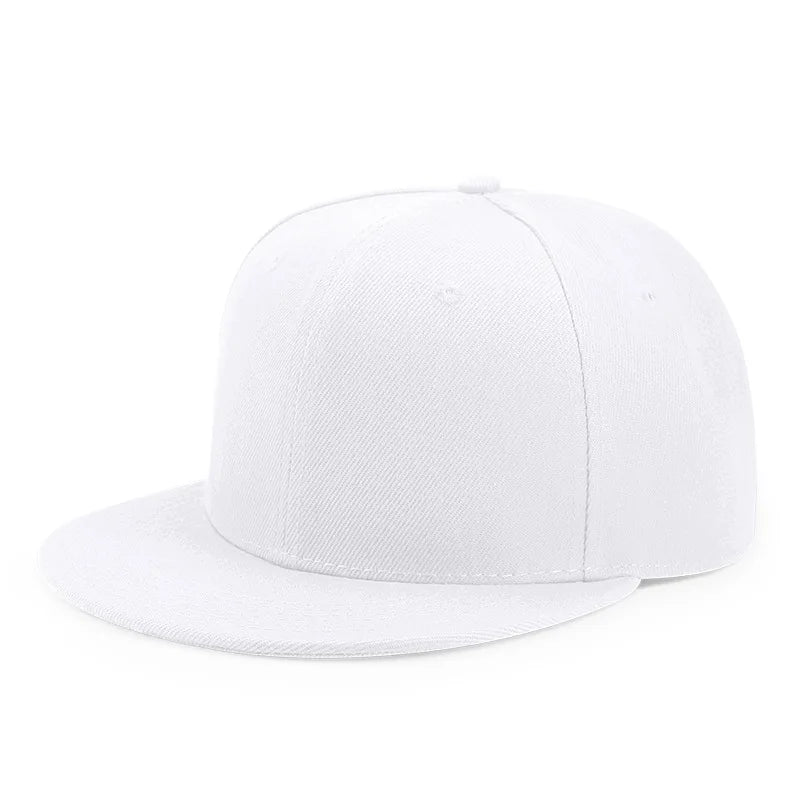 Casquette ajustée entièrement fermée, taille New York Plus Large, style « trucker » pour homme, visière plate, style hip-hop, unie, à fermeture à pression, sans logo, visière plate, bord large, style Era