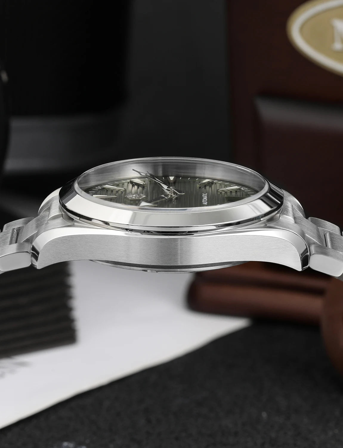 San Martin 38mm Chronometer Men Watch SN0113W V2 ST2130 Automatic Movement Sapphire BGW9 Luminous Waterproof 100m Watches