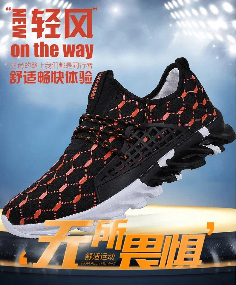 Men's Sports Shoes Breathable Casual Walking Tennis Sports Shoes