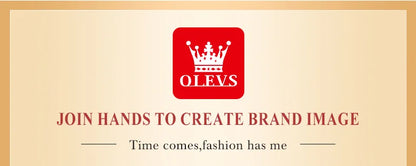 OLEVS Men's Watches Classic Multifunctional Flywheel Chronograph Original Quartz Wristwatch Moon Phase 24 Hour Waterproof Watch