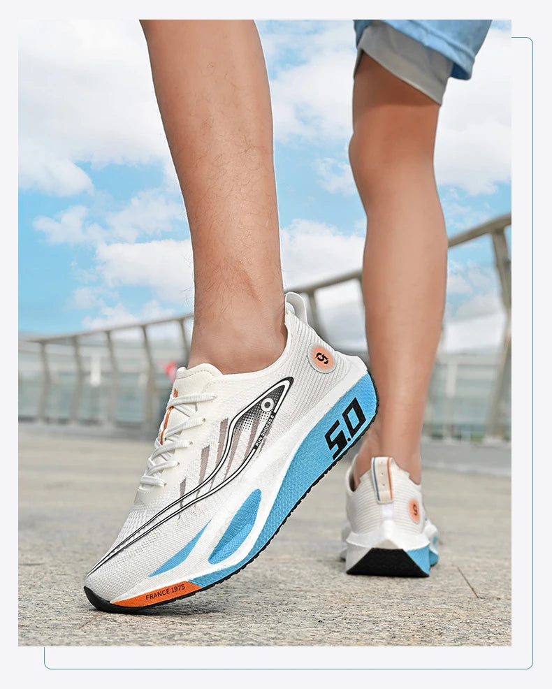 Nuevas zapatillas deportivas para hombre y mujer, zapatillas de running, placa de carbono, competición de maratón masculina, amortiguación, zapatillas de entrenamiento atlético