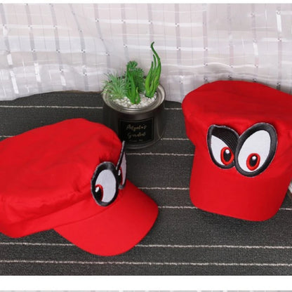 Jeu d'animation Super Luigi Brothers Chapeau de cosplay Cosplay Odyssey Unisexe Adulte Drôle Chapeau de soleil à grands yeux Casquette de baseball