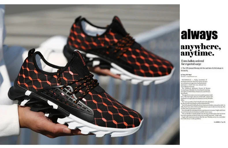 Men's Sports Shoes Breathable Casual Walking Tennis Sports Shoes
