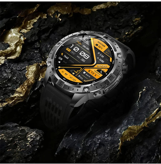 Montre connectée pour homme avec suivi GPS, montre haut de gamme, étanche à l'eau, adaptée à la natation, capteur à six axes, sport, 2 Go de mémoire, GPS, carte, boussole, smartwatch