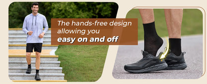 FitVille wide toe box shoes for men, cushioned, extra wide width, non-slip, wide lightweight breathable running shoes