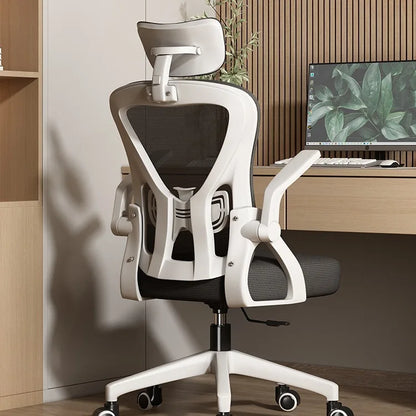 Ergonomischer Computerstuhl für Homeoffice, bequem, für langes Sitzen, Studenten- und Schlafzimmer, mit verstellbarer Rückenlehne