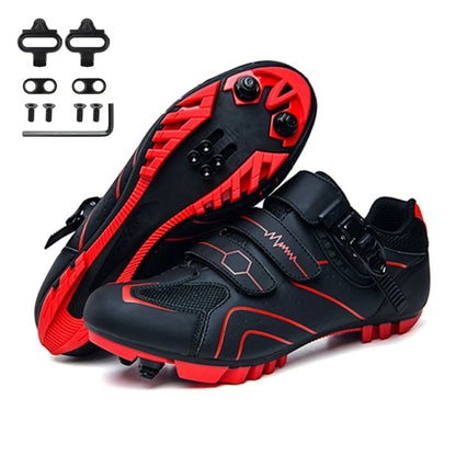 Professional Self-Locking Cycling Shoes Outdoor MTB Pedal Bicycle Shoes Non-Slip Sneakers Racing Road Speed Bike SPD Cleat Shoes