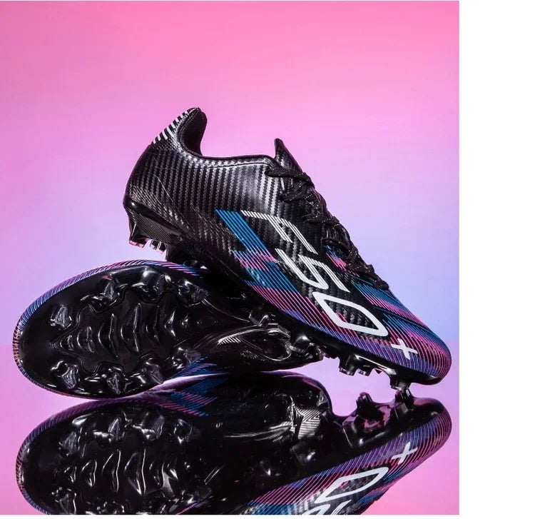 Nouvelles chaussures de football pour hommes, chaussures d'entraînement, baskets de match, chaussures de football pour terrain en herbe, chaussures de sport professionnelles antidérapantes, ultra-légères, unisexes.