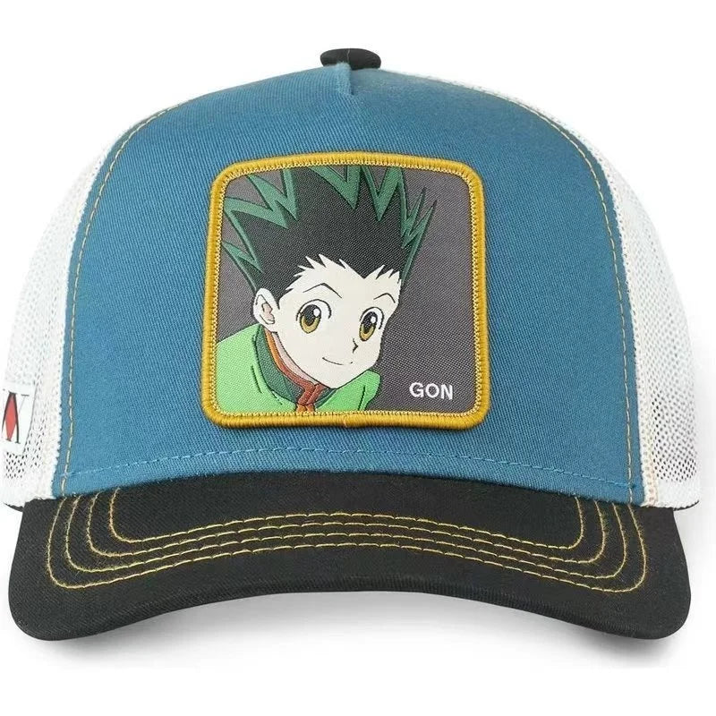 Casquette Hunter X Hunter d'été, casquette de baseball snapback pour homme, brodée, style hip-hop, visière pare-soleil, casquette trucker ajustable en maille