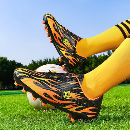 Professional Children's Football Shoes Outdoor Soccer Shoes Kids Futsal Sneakers Lightweight Non-slip Child Soccer Cleats Boys