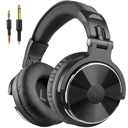 OneOdio Pro-10 Studio Monitoring Headphones – Wired HiFi Over-Ear Headset with 50mm Drivers, Deep Bass & Professional Audio