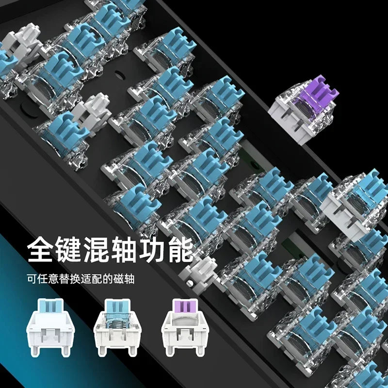 IROK Mars68 PRO Gaming Magnetic Switch E-sport Wireless Mechanical Keyboard RGB Long Battery Custom Hot Swap Gaming Accessories