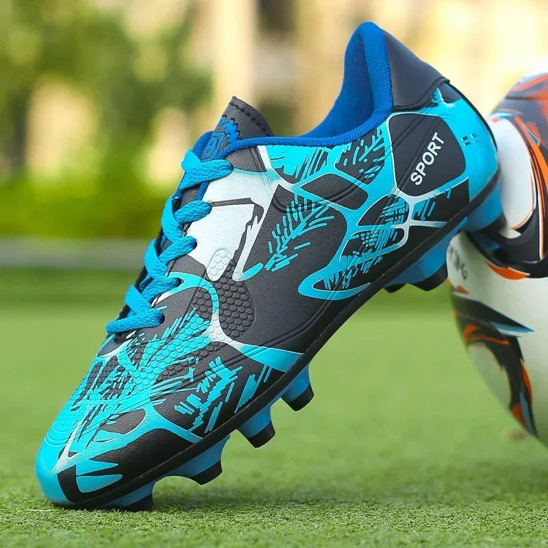 New Men Kids Soccer Shoes Cleats Ultralight Football Boots Boys Non-Slip Grass Adult Professional Training Shoes Drop Shipping