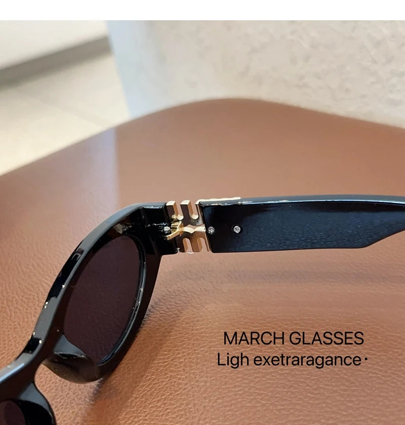 Divatos ovális napszemüveg nőknek és férfiaknak, trendi, menő napszemüveg hölgyeknek, utcai stílusú, retro prémium szemüvegek, Gafas De Sol UV400