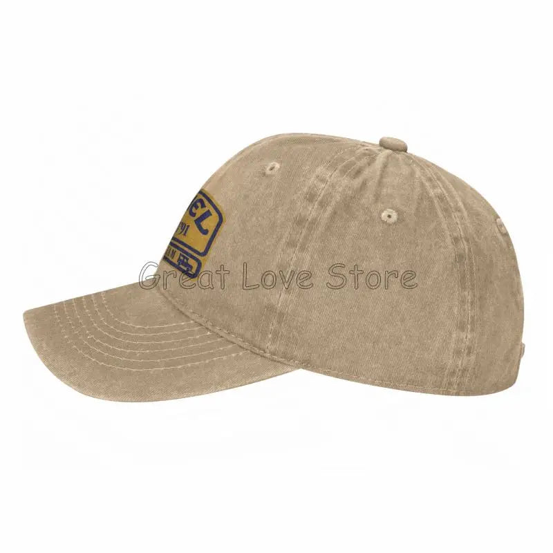 Camel Trophy 91 Cowboyhat Retro Justerbar Vasket Bomuld Golfhat Sommer Vintage Solskærme Baseballkasketter