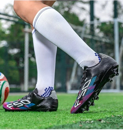 Nouvelles chaussures de football pour hommes, chaussures d'entraînement, chaussures de sport pour terrain gazonné, chaussures de football pour activités de plein air, baskets antidérapantes, chaussures professionnelles po