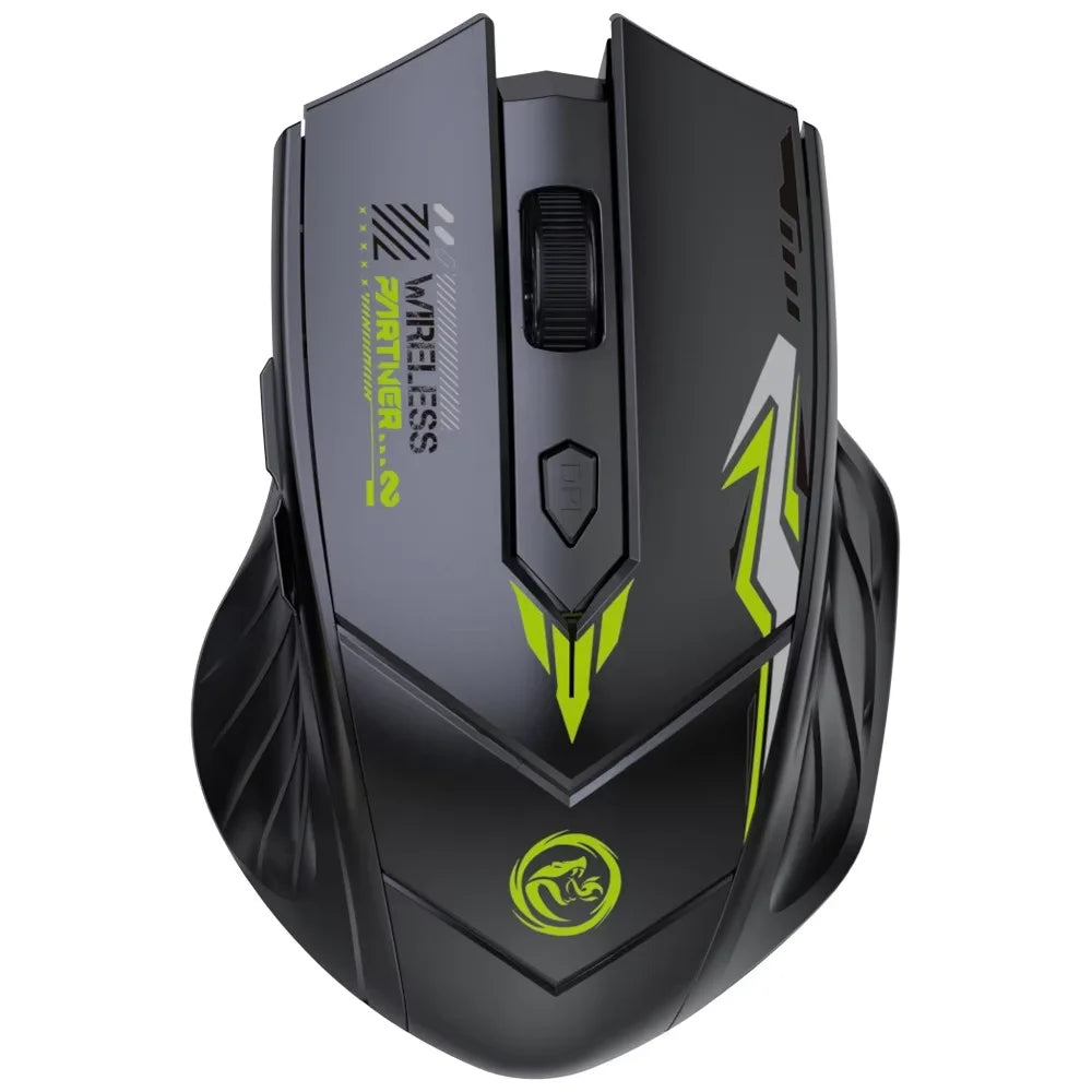 Wireless Gaming Mouse Bluetooth 5.4 Dual-Mode 2.4G Wireless Mouse Rechargeable 1600DPI Ergonomic Gamer Mice For PC Office Laptop
