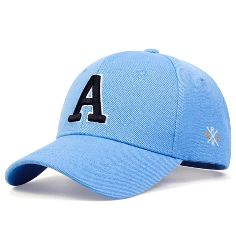 2025 Fashion New Baseball Hat A Letter Side AR Embroidery Outdoor Leisure Sports Daily Decoration Sunshade Hat Street HipHop Hat