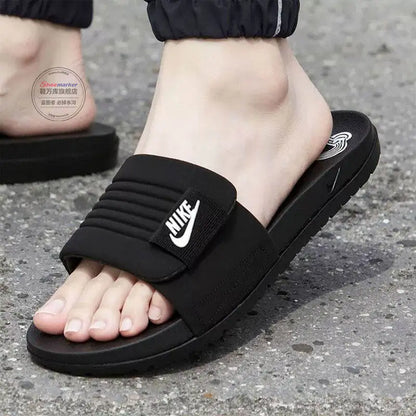 Nike Men Slide Slippers, Soft Cushion Non-slip Quick Dry Casual Indoor Outdoor Beach Shower Slippers DQ9624-001
