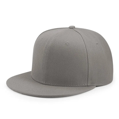 Casquette ajustée entièrement fermée, taille New York Plus Large, style « trucker » pour homme, visière plate, style hip-hop, unie, à fermeture à pression, sans logo, visière plate, bord large, style Era